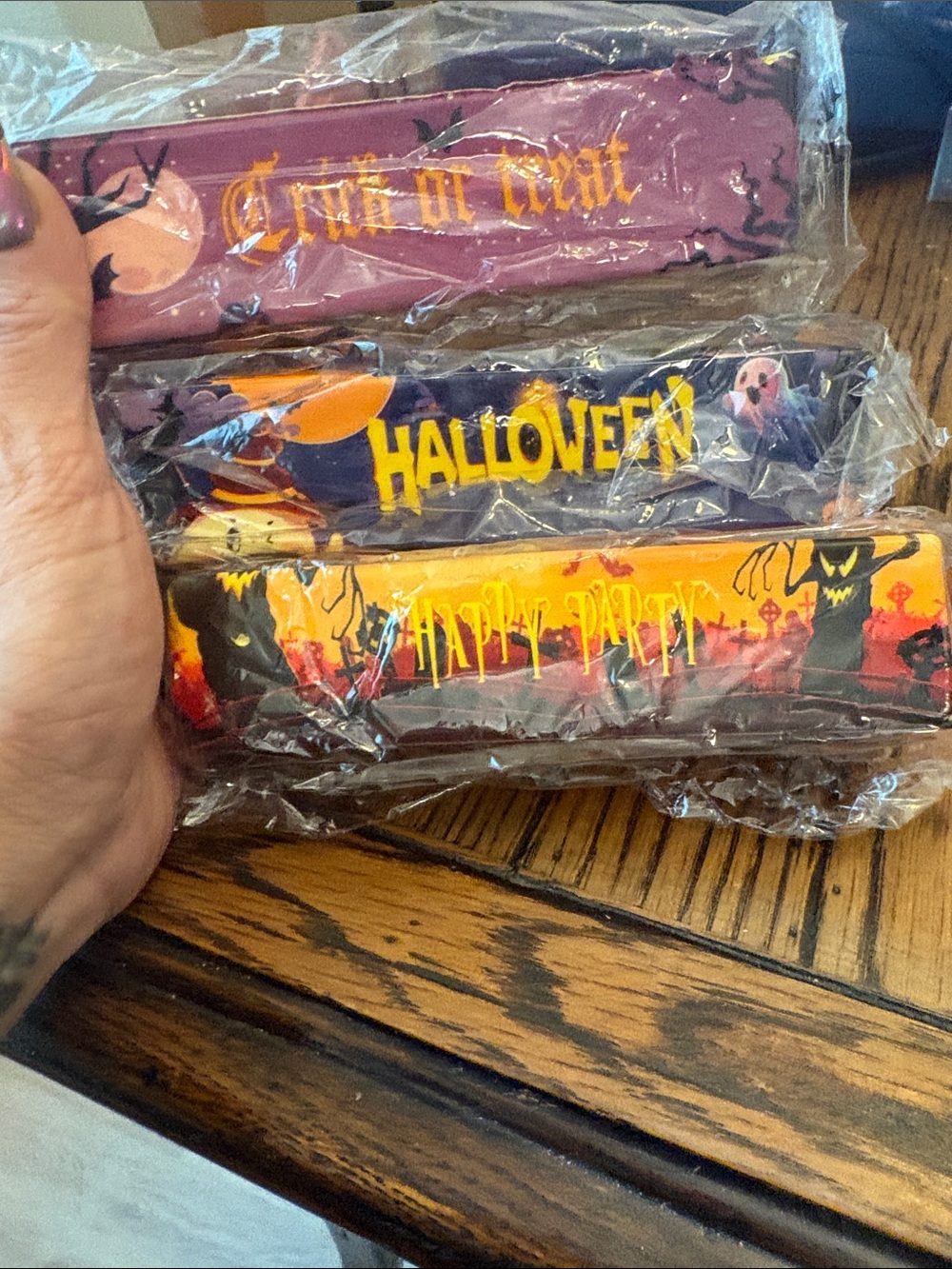SQUISHY: BUTTER -HALLOWEEN 3 colors Avail – Orange, Purple, Blue.  $6 each FIRM